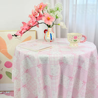TBCL28 | Table cloth size 1.5x1m - Pink Ribbon