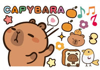 STKW34 | 0.75$ A4 Capybara Motor Sticker