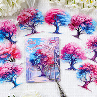STPK59 | Pink Blue Sticker 1pack (tree)