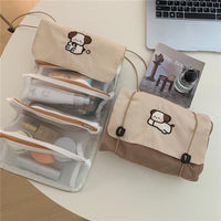 PECS72 | Brown Pencil case / Make Up Bag