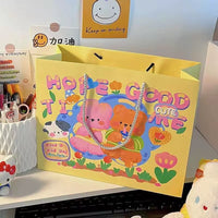 GFT221 | 1$ Yellow HBD Gift Bag / Paper Bag 30x12x24