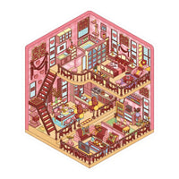 STPK88A | Decoration Sticker Pack - xiyun wedding room