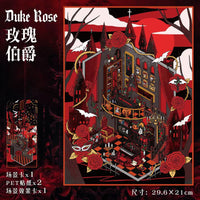 STPK87 | Decoration Sticker Pack - dake rose
