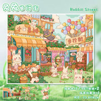 STPK91A | Decoration Sticker Pack - rabbit street