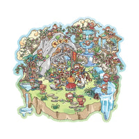 STPK92 | Decoration Sticker Pack - the water curtains cave