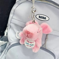 KC142 | Pink Capybara keychain