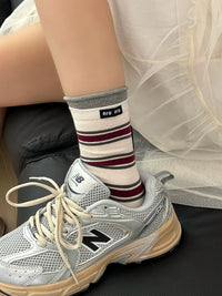 SO54C | Grey Line Sock 1pair 0.45$