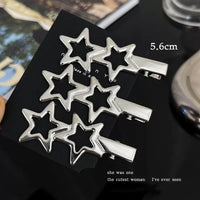 HSC106 | Silver Hair Clip 3pcs