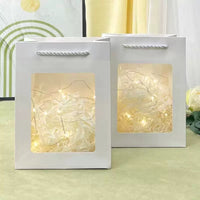 GFT122 | 0.75$ 25x35cm White Gift Bag / Paper Bag