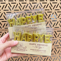 GFT49 | Gold HBD Candle (Happy Birthday)