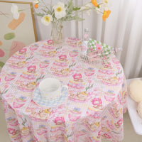 TBCL03 | Table cloth size 1.5x1m - Pink Bear