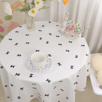 TBCL11 | Table cloth size 1.5x1m - White ribbon