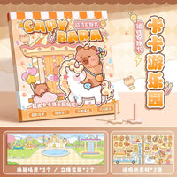 STPK157 | Sticker Box - brown capybara