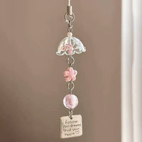 KCB27E | JellyFish Keychain - pink 0.6$
