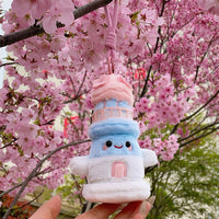 KC66 | Pink Temple Keychain 2.25$