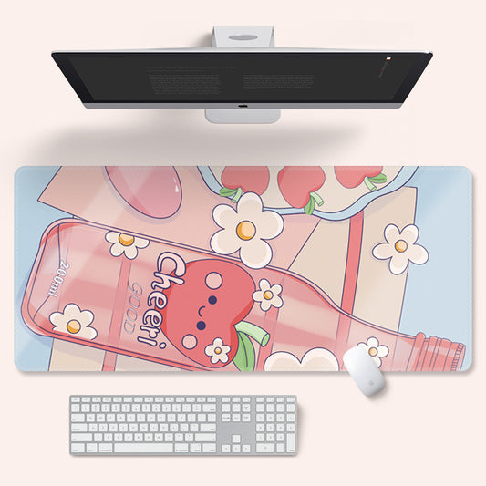 MPD18 | Soda bottle illustration Long Mouse Pad