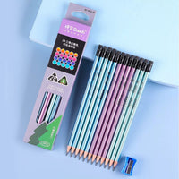 PSL54 | 2B/HB QIANYI Glitter Wood Pencil 12pcs/box