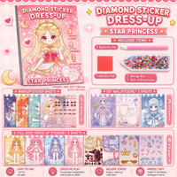STPK167 | Dress Up Sticker Book - pink