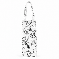 BOT434B | Bottle Bag - white snoopy