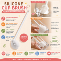 BOT47 | Silicone Cup Brush - white