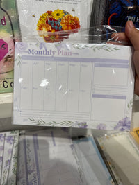 PLN11 | A5 Monthly Plan / Planer 52sheet