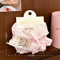 HSC132 | Pink Scrunchie 1set 1.5$