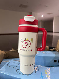 BOT291 | 1000ml Stainless Cup - red apple