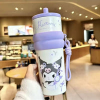 BOT409D | 710ml Stainless Cup - purple kuromi