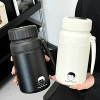 BOT176A | 1000ml White Stainless Bottle