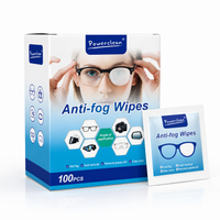 GLS20J | 100pcs /box Anti-fog Wipes  Eyes Glasses cleaning pad