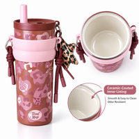 BOT565 | 620ml Ceramic Bottle - brown