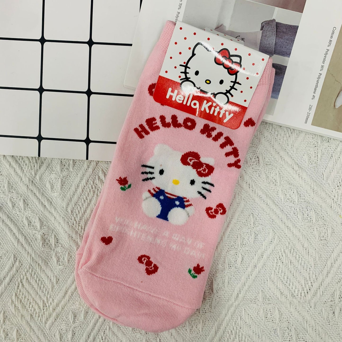 SO45 | Hello Kitty Sock 1pair 0.75$ random  color