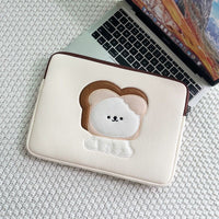 IPAB32 | 16 inch Ipad & laptop bag - bread white