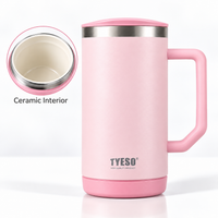 BOT666 | 710ml Ceramic Cup - pink