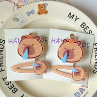 HSC176 | 2pcs Capybara Hair Clip
