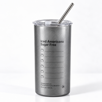 BOT224 | 600ml Stainless Cup - black