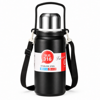 BOT406 | 1200ml Stainless Bottle - Black