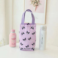 BOT333 | Bottle carry Bag - purple kuromi