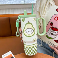 BOT386 | 700ml Stainless Bottle - green pear