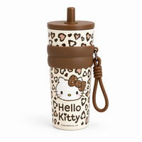 BOT409B | 710ml Stainless Cup - brown hello kitty