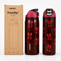 BOT423 | 32oz / 960ml Owala Bottle - Red Cherry