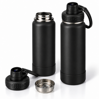 BOT559 | 1000ml Stainless Bottle - black