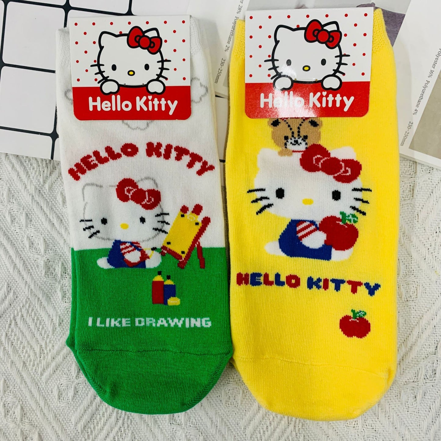 SO45 | Hello Kitty Sock 1pair 0.75$ random  color