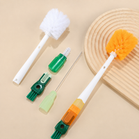 BOT447 | Bottle Cleaning Brush - orange