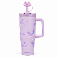 BOT381B | 1200ml Sitarayuri Bottle - purple butterfly