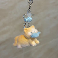 KC201 | Yellow Cat Keychain 1pcs 0.75$