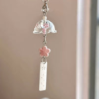 KCB27F | JellyFish Keychain - pink 0.6$