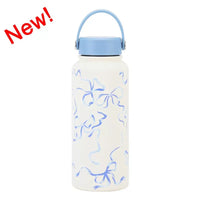 BOT223 | 1000ml Stainless Bottle - blue ribbon