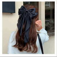 HSC335 | Black Ribbon Hair Clip 1pcs 0.85$