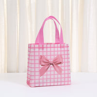 GFT258 | 20x20x9cm Pink Ribbon Gift Bag 1pcs